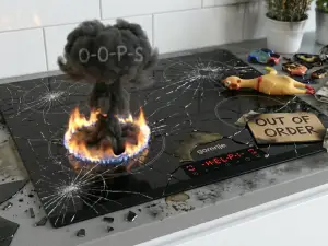 kuhalna plošča okvarjena obrezana